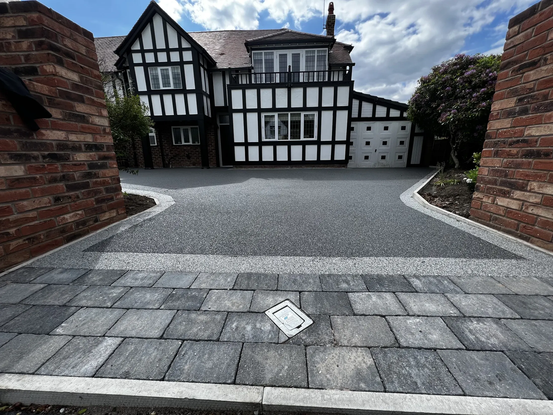 Example of a completed resin surface